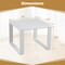Outdoor Adirondack Side Table Set of 2 with Smooth Tabletop and Non-Slip Feet